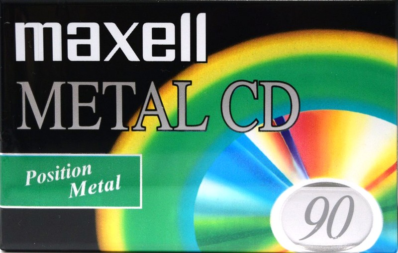 Compact Cassette Maxell Metal CD 90 Type IV Metal 1996 Europe