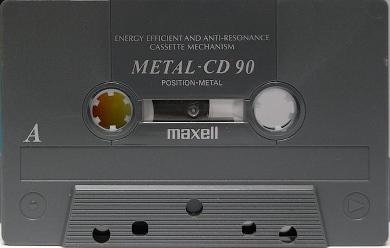 Compact Cassette Maxell Metal CD 90 Type IV Metal 1996 Europe
