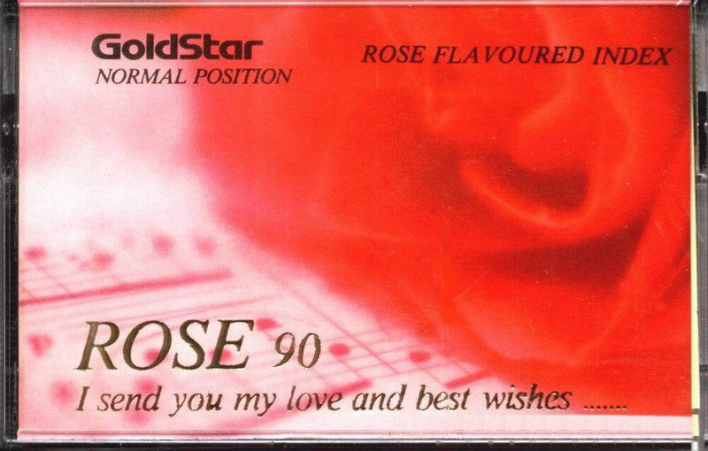 Compact Cassette Goldstar I send you my love and best wishes 90 "Rose" Type I Normal 1992 Japan