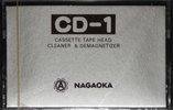 Compact Cassette Nagaoka "CD-1 Cleaner & Demagnetizer" Cleaning Cassette Japan