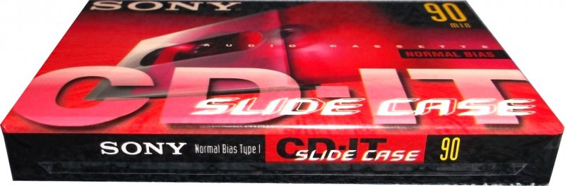 Compact Cassette Sony CD-IT 90 "C-90CDT1B" Type I Normal 1998 North America