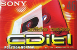 Compact Cassette Sony CDit I 46 "C-46CDIT1C" Type I Normal 1998 Europe