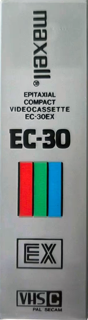 VHS-C (VHS Compact) Maxell 30 Type I Normal Europe