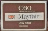 Compact Cassette Mayfair 60 Type I Normal Unknown Country