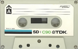 Compact Cassette TDK SD 90 Type I Normal 1973 USA