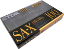 Compact Cassette TDK SA-X 100 Type II Chrome 1991 North America