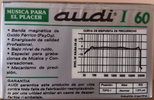 Compact Cassette Audi 60 Type I Normal Argentina