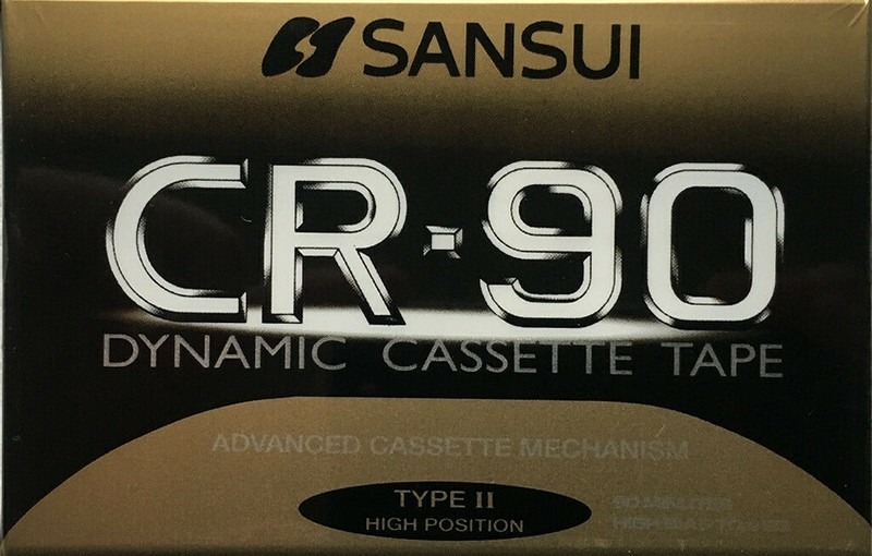 Compact Cassette Sansui CR 90 Type II Chrome 1995 Europe