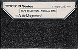 Compact Cassette Tracs D Series 60 Type I Normal 1982 USA