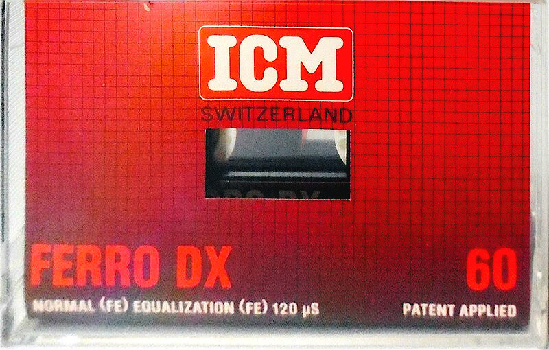 Compact Cassette ICM Ferro DX 60 Type I Normal 1979 Europe