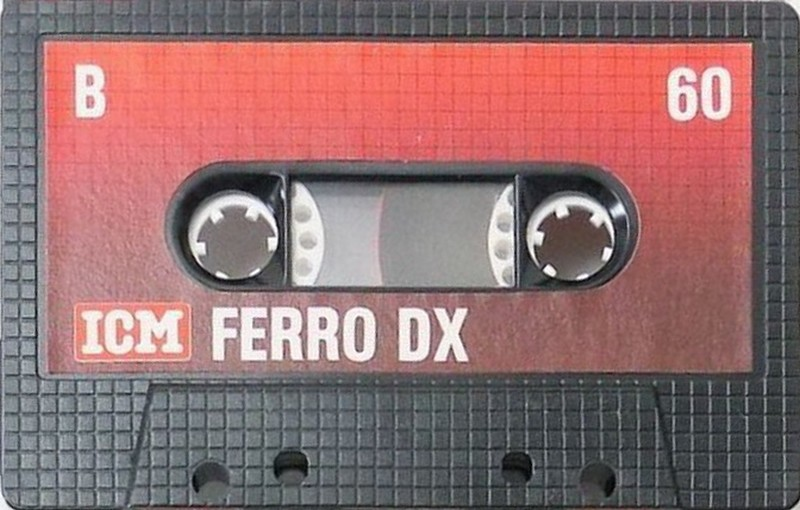 Compact Cassette ICM Ferro DX 60 Type I Normal 1979 Europe