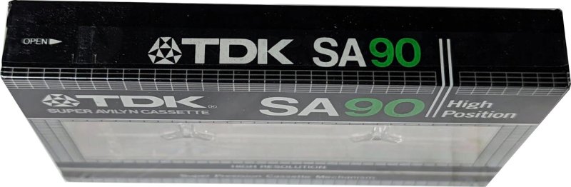 Compact Cassette TDK SA 90 Type II Chrome 1982 Japan