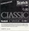 Compact Cassette Scotch Classic 90 Type III Ferro Chrome 1977 Europe
