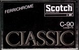 Compact Cassette Scotch Classic 90 Type III Ferro Chrome 1977 Europe