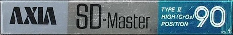 Compact Cassette AXIA Master 46 "SD" Type II Chrome 1985 Japan