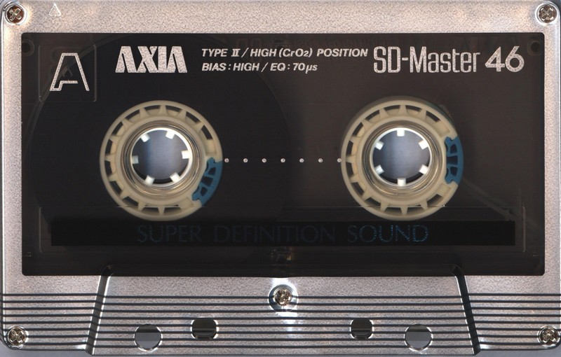 Compact Cassette AXIA Master 46 "SD" Type II Chrome 1985 Japan