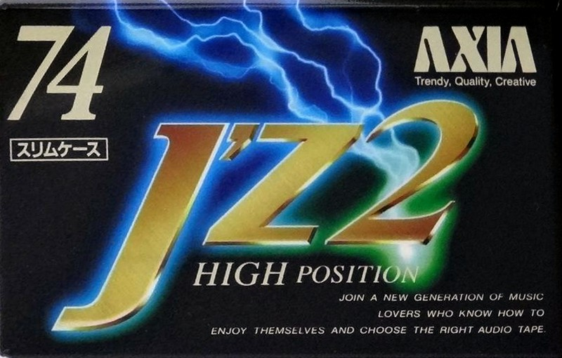 Compact Cassette AXIA J`z 2 74 "JZ2B 74" Type II Chrome 1993 Japan
