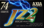 Compact Cassette AXIA J`z 2 74 "JZ2B 74" Type II Chrome 1993 Japan