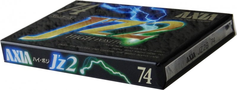 Compact Cassette AXIA J`z 2 74 "JZ2B 74" Type II Chrome 1993 Japan