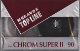 Compact Cassette Megavox 90 "Top Line" Type II Chrome Germany