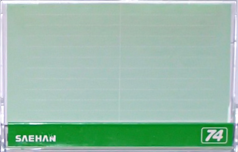 Compact Cassette Saehan 74 Type I Normal South Korea