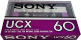 Compact Cassette Sony UCX 60 Type II Chrome 1982 USA