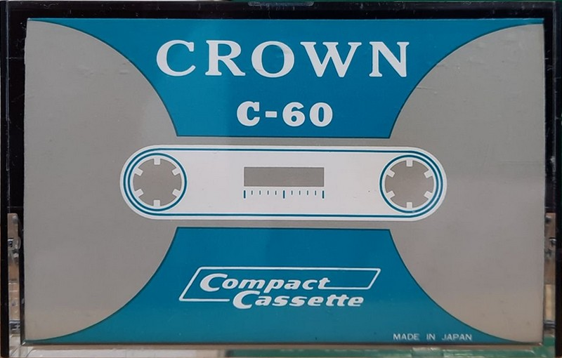 Compact Cassette Crown / Crown Radio Corporation 60 Type I Normal Japan