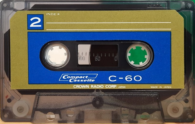 Compact Cassette Crown / Crown Radio Corporation 60 Type I Normal Japan