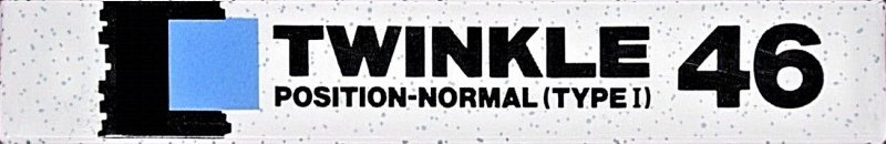 Compact Cassette Hitachi Twinkle 46 "TW46 BL" Type I Normal Japan