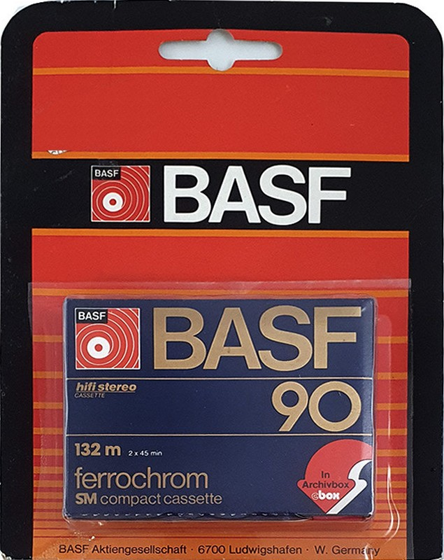 Blister BASF Ferrochrom 90 Type II Chrome 1978 Europe