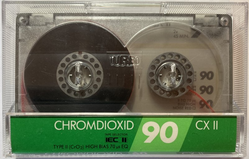 Compact Cassette ICM CX II 90 Type II Chrome 1990 Europe