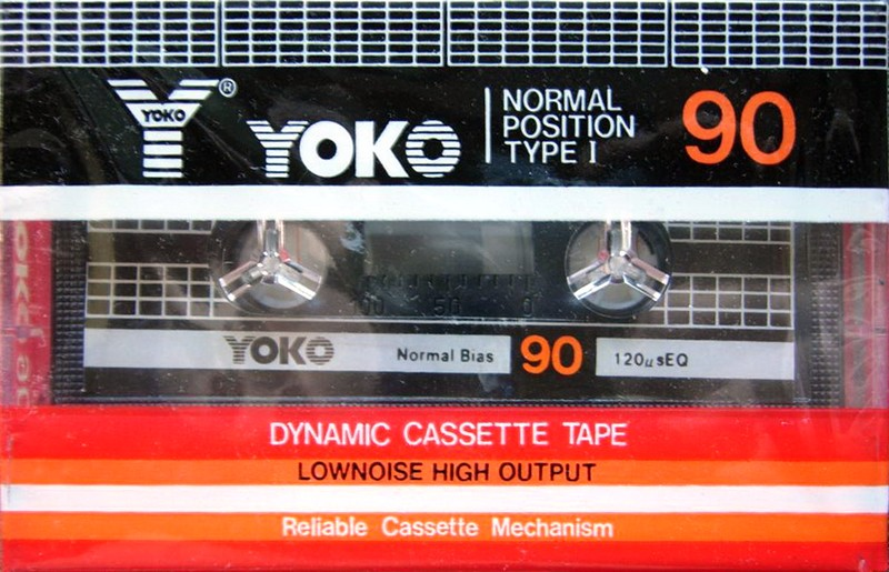 Compact Cassette Yoko 90 Type I Normal 1987 Worldwide