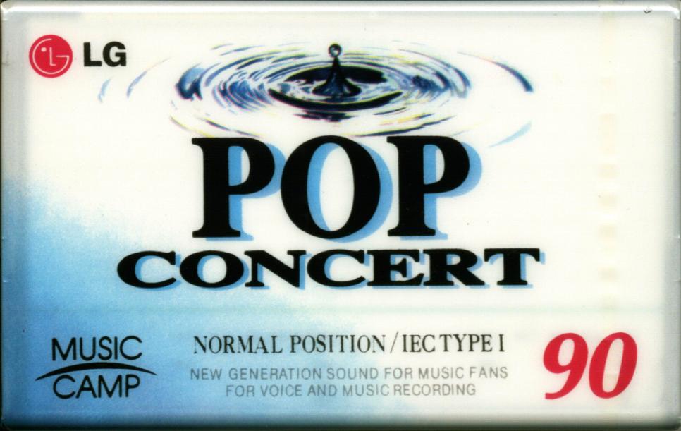 Compact Cassette LG Pop Concert 90 "Music Camp" Type I Normal 1994 USA