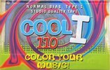 Compact Cassette ICE COOL 110 "Blue" Type I Normal 1996 USA