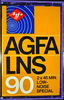 Compact Cassette AGFA LNS 90 Type I Normal 1975 Europe