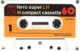 Compact Cassette Iplas LH Super 60 Type I Normal 1978 Yugoslavia