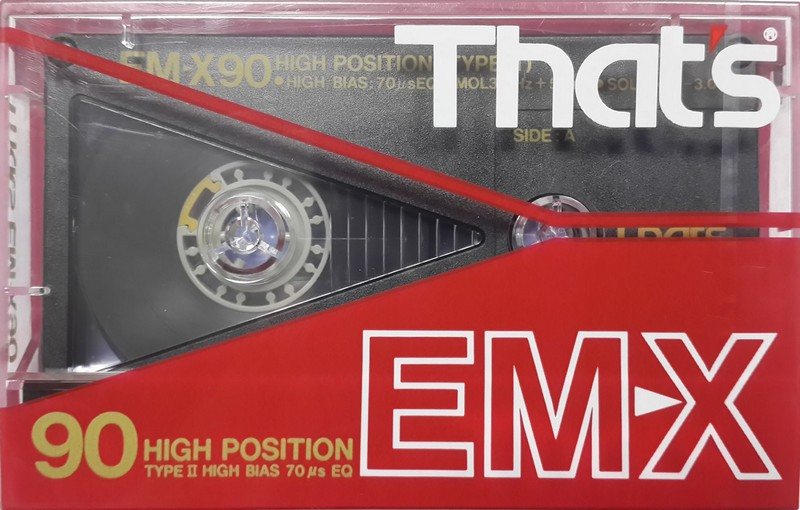 Compact Cassette Thats EM-X 90 Type II Chrome 1986 Japan