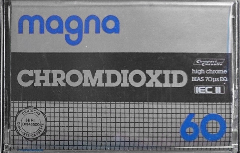 Compact Cassette Magna 60 Type II Chrome 1979 Europe
