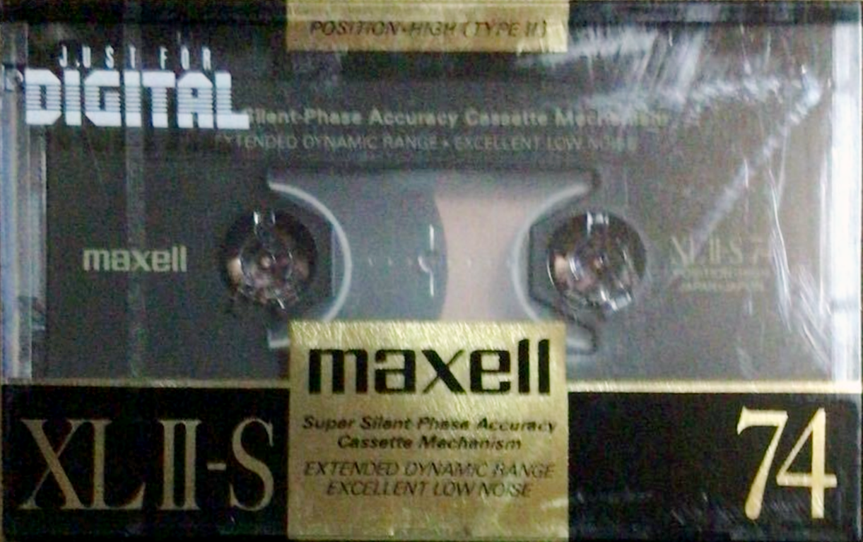 Compact Cassette Maxell XLII-S 74 Type II Chrome 1990 Japan