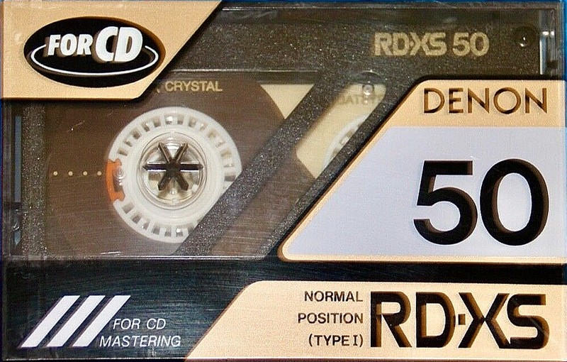 Compact Cassette Denon RD-XS 50 "RD-XS50P" Type I Normal 1990 Japan