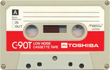 Compact Cassette Toshiba T 90 Type I Normal 1973 Europe