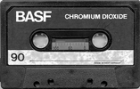 Compact Cassette BASF Chromium Dioxide 90 Type II Chrome 1976 USA