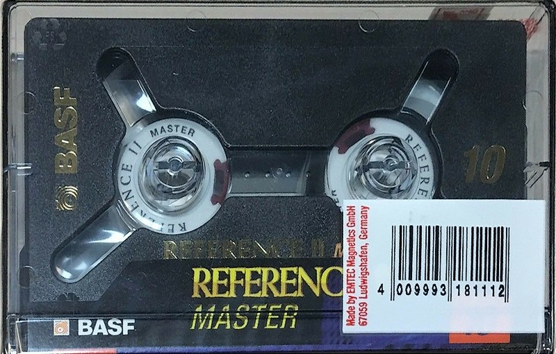 Compact Cassette BASF Reference II Master 10 Type II Chrome 1995 Europe