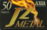 Compact Cassette AXIA J`z Metal 50 "JZMB 50" Type IV Metal 1993 Japan