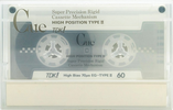 Compact Cassette TDK CUE 60 "CUE-60WK" Type II Chrome 1990 Japan