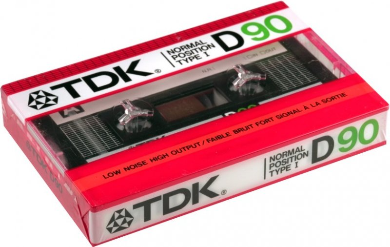 Compact Cassette TDK D 90 Type I Normal 1985 USA