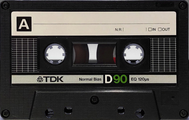 Compact Cassette TDK D 90 Type I Normal 1985 USA