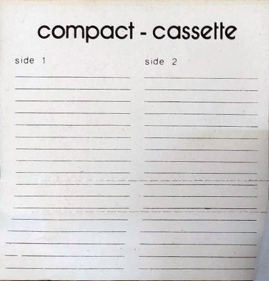 Compact Cassette Sonorex 60 "Cobalt Energized" Type I Normal 1985 Unknown Country