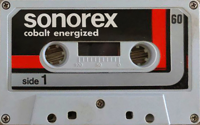 Compact Cassette Sonorex 60 "Cobalt Energized" Type I Normal 1985 Unknown Country