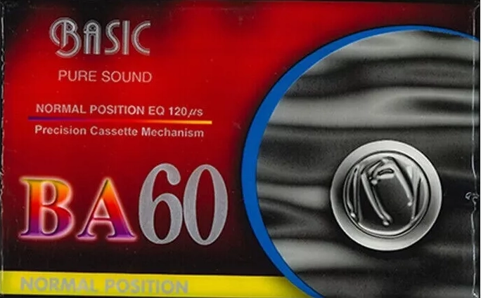 Compact Cassette Basic 60 "BA" Type I Normal Unknown Country